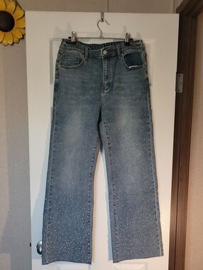 Oli & Hali Stardust Studded Denim Jeans